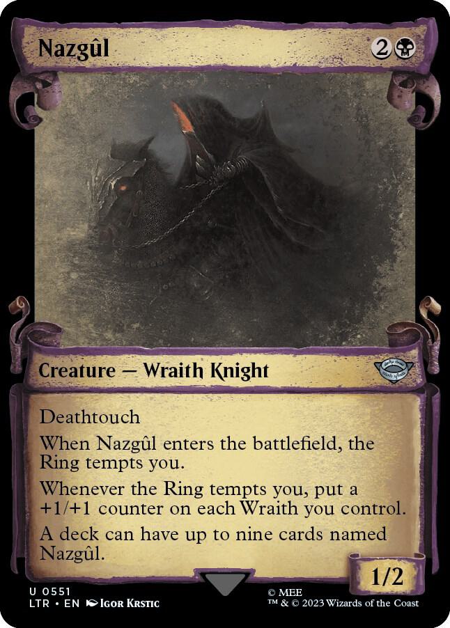Nazgul (0551) (Showcase Scrolls) [The Lord of the Rings: Tales of Middle-earth] [Showcase]