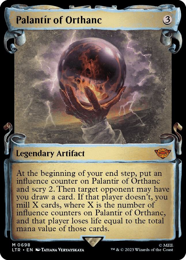 Palantir of Orthanc (Showcase Scrolls) (698) [The Lord of the Rings: Tales of Middle-earth] [Showcase]
