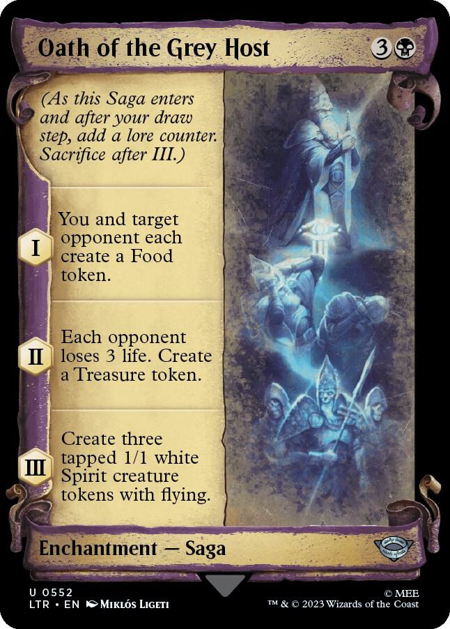 Oath of the Grey Host (Showcase Scrolls) (552) [The Lord of the Rings: Tales of Middle-earth] [Showcase]