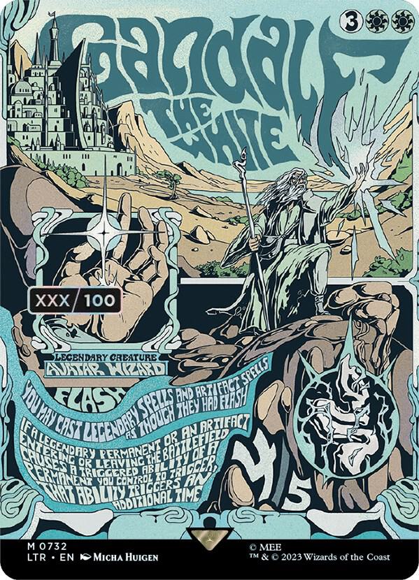 Gandalf the White (Borderless Poster) (Serial Numbered) (732) [The Lord of the Rings: Tales of Middle-earth] [Borderless]