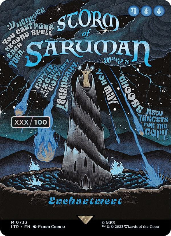 Storm of Saruman (Borderless Poster) (Serial Numbered) (733) [The Lord of the Rings: Tales of Middle-earth] [Borderless]