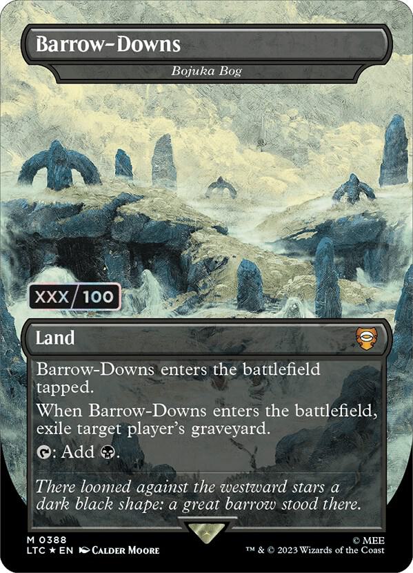 Barrow-Downs - Bojuka Bog (Borderless) (Serial Numbered) (388) [Tales of Middle-earth Commander] [Borderless]