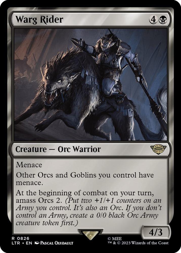 Warg Rider (826) [The Lord of the Rings: Tales of Middle-earth]