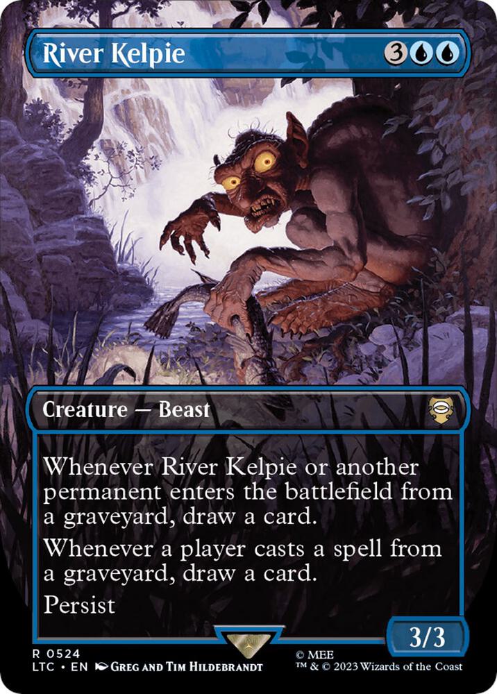 River Kelpie (Borderless) (524) [Tales of Middle-earth Commander] [Borderless]