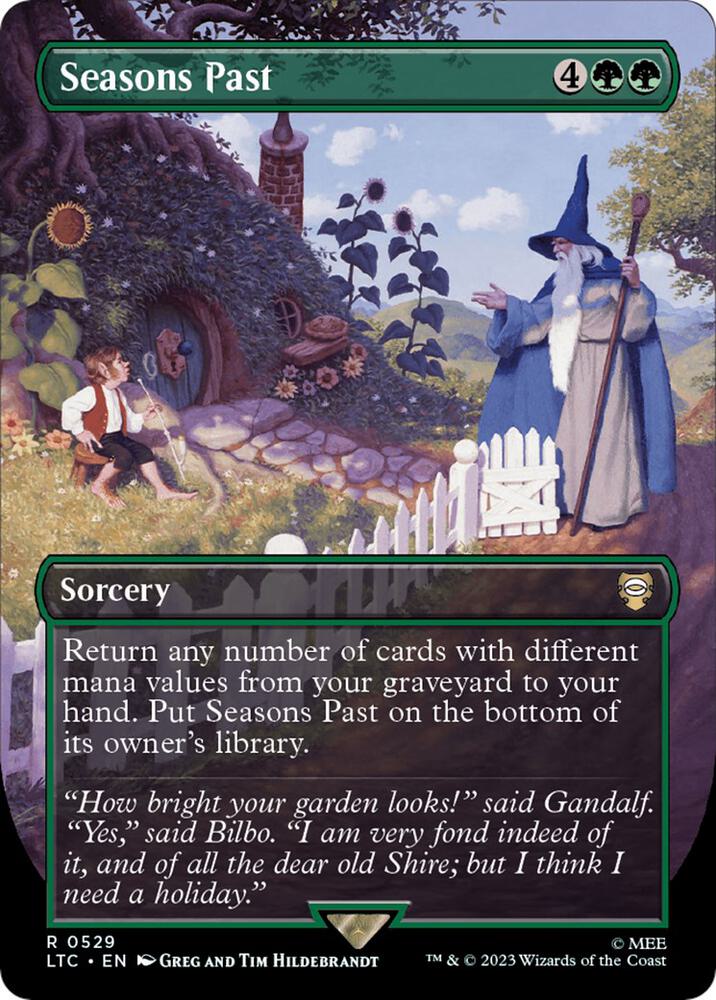 Seasons Past (Borderless) (529) [Tales of Middle-earth Commander] [Borderless]