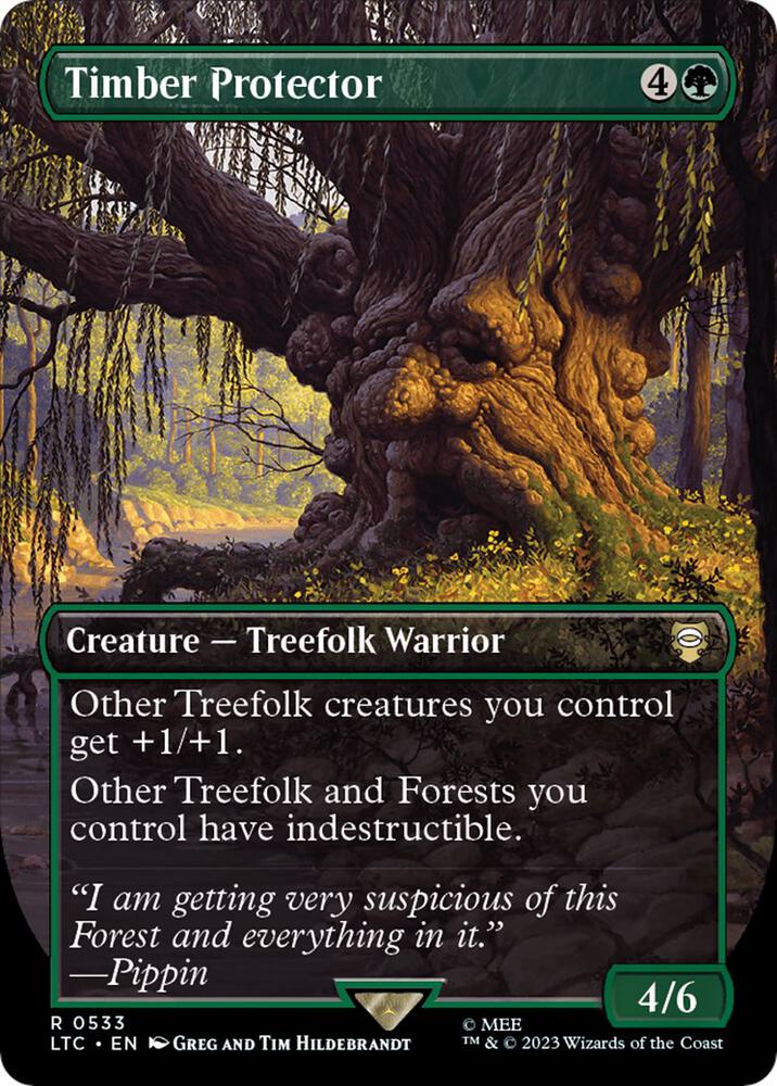 Timber Protector (Borderless) (533) [Tales of Middle-earth Commander] [Borderless]