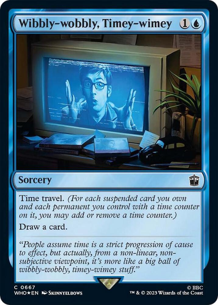Wibbly-wobbly, Timey-wimey (Surge Foil) (667) [Doctor Who]