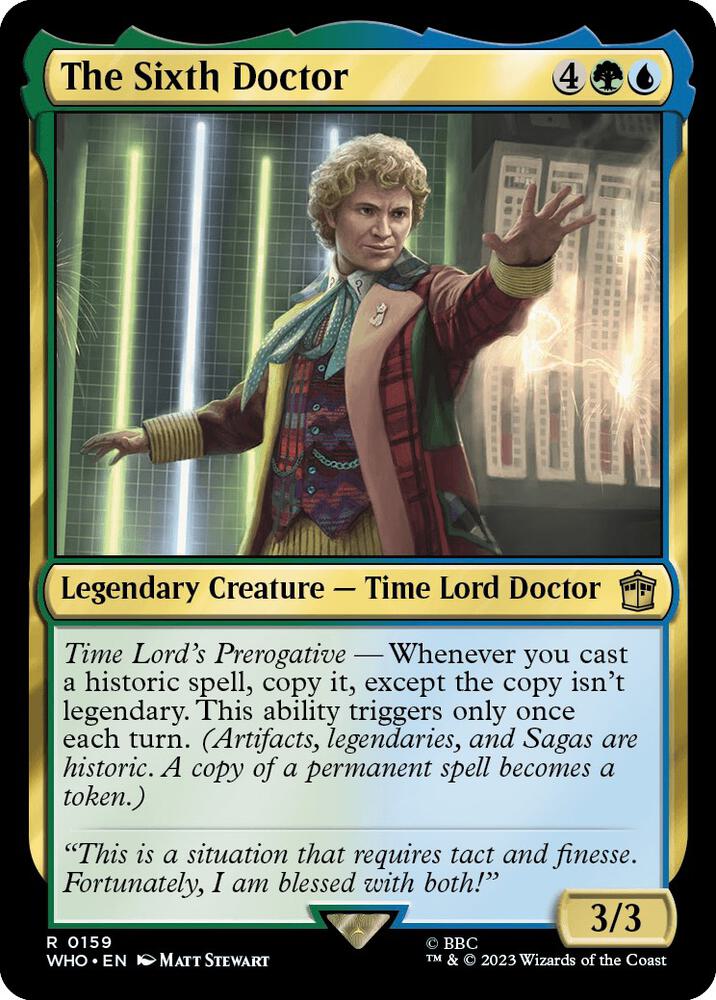 The Sixth Doctor (159) [Doctor Who]