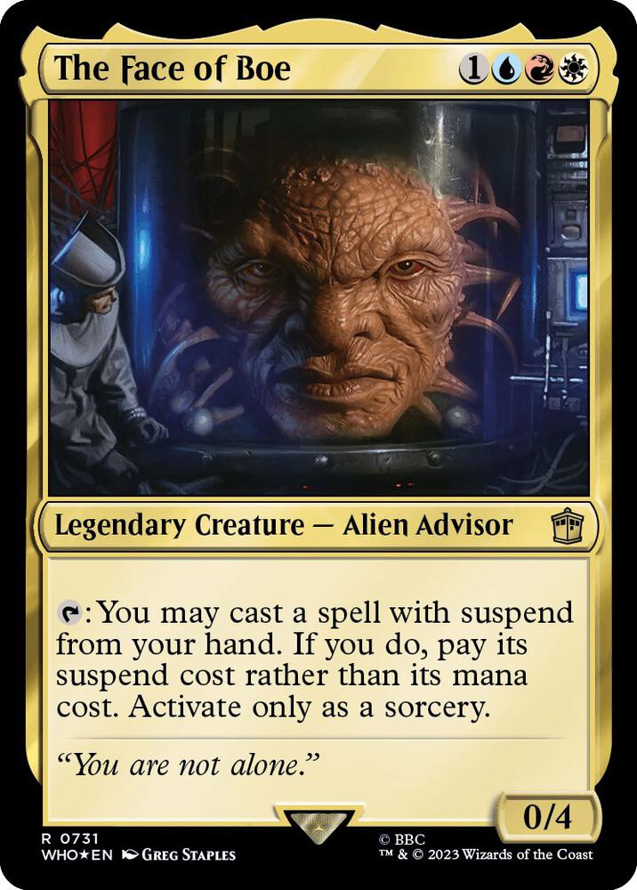 The Face of Boe (Surge Foil) (731) [Doctor Who]