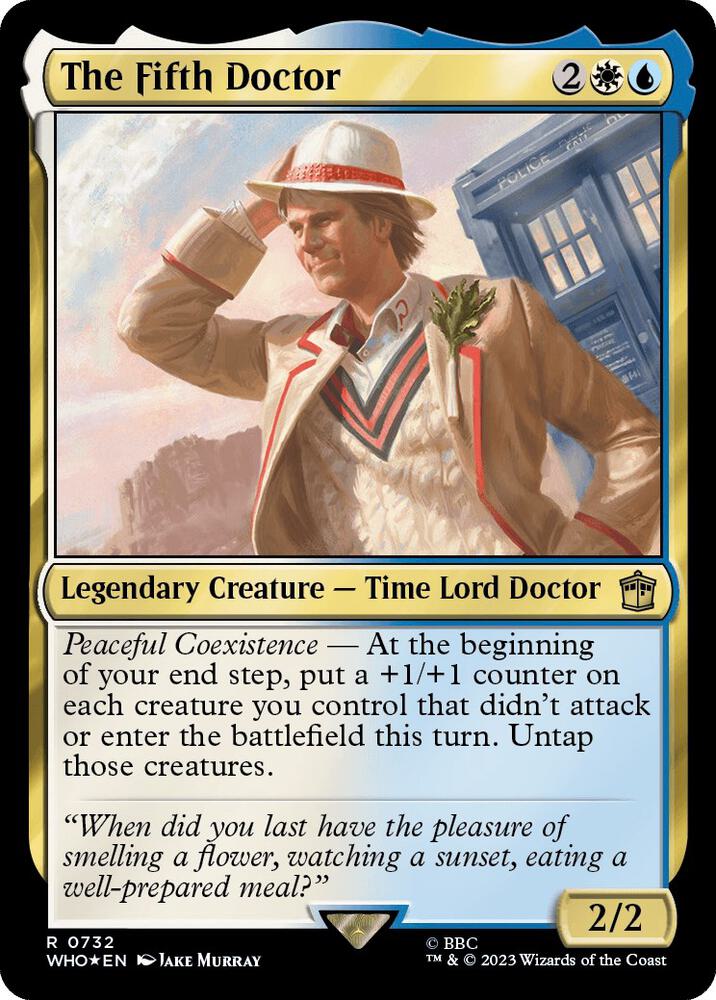 The Fifth Doctor (Surge Foil) (732) [Doctor Who]