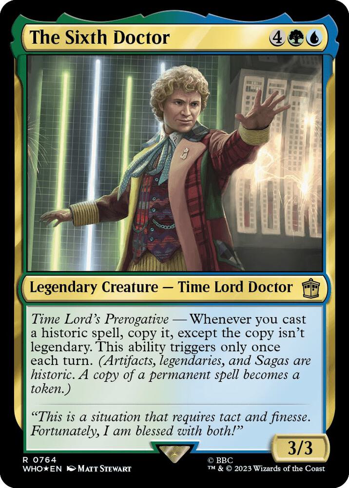 The Sixth Doctor (Surge Foil) (764) [Doctor Who]