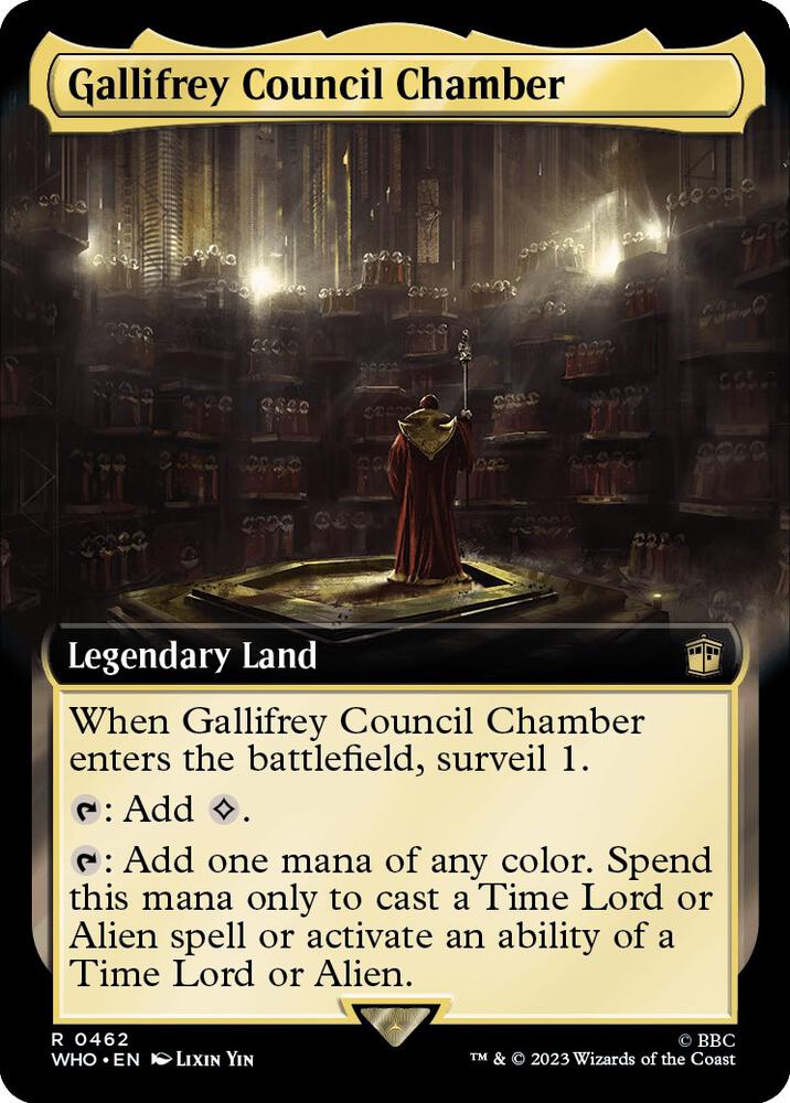 Gallifrey Council Chamber (Extended Art) (462) [Doctor Who] [Extended Art]