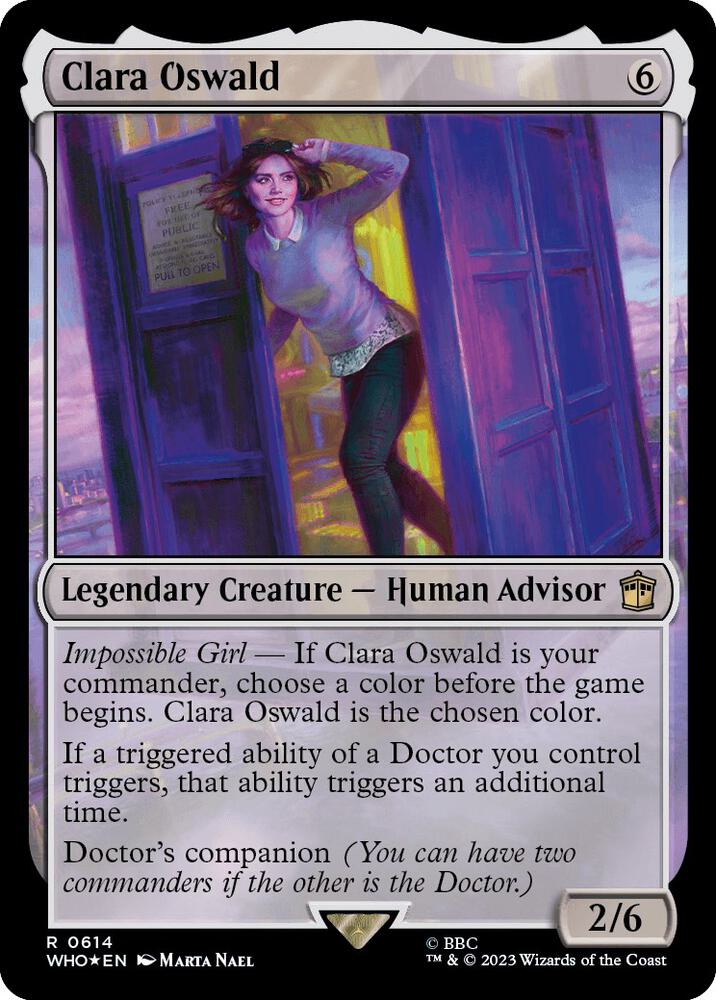 Clara Oswald (Surge Foil) (614) [Doctor Who]
