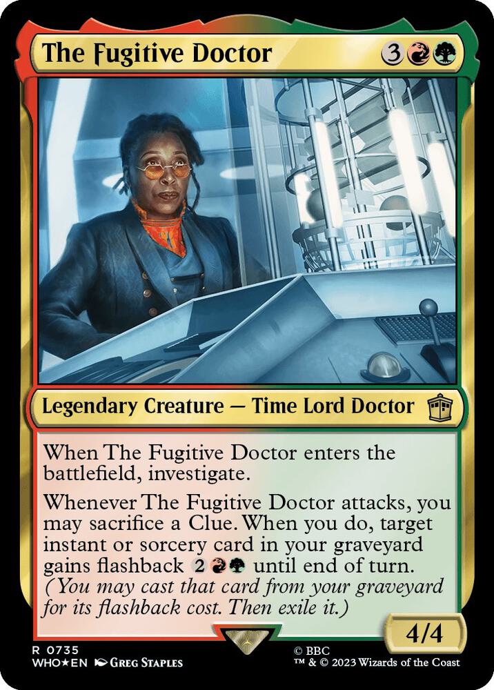 The Fugitive Doctor (Surge Foil) (735) [Doctor Who]