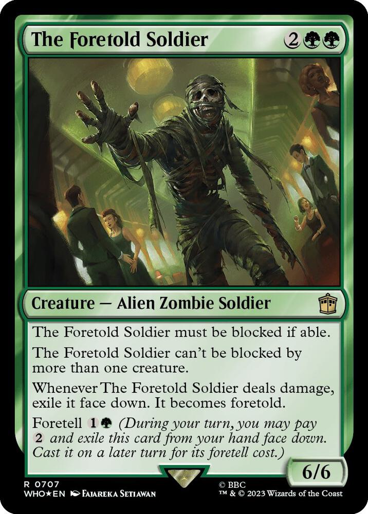 The Foretold Soldier (Surge Foil) (707) [Doctor Who]