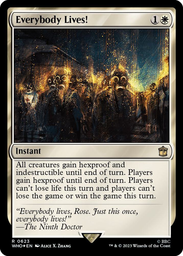 Everybody Lives! (Surge Foil) (623) [Doctor Who]