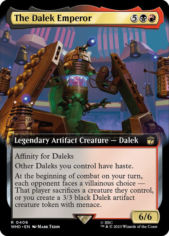The Dalek Emperor (Extended Art) (406) [Doctor Who] [Extended Art]