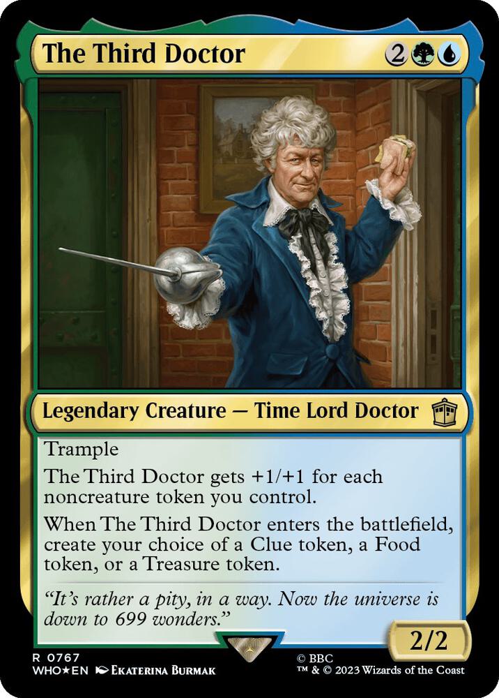 The Third Doctor (Surge Foil) (767) [Doctor Who]