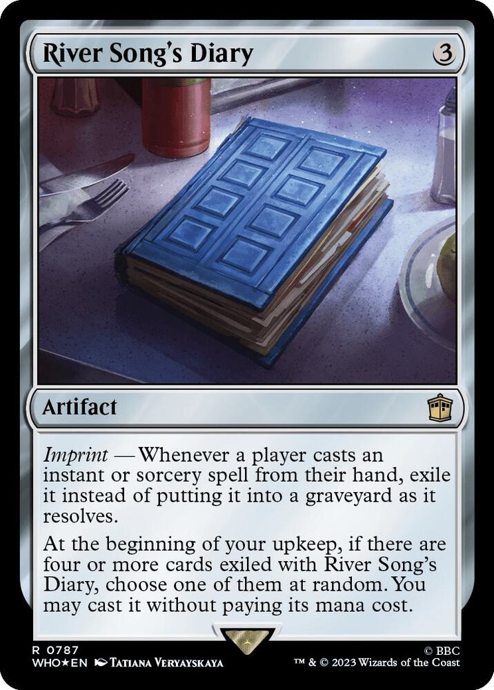 River Song's Diary (Surge Foil) (787) [Doctor Who]