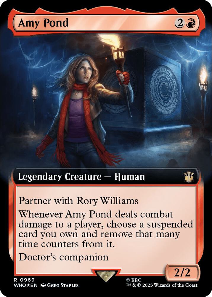 Amy Pond (Extended Art) (Surge Foil) (969) [Doctor Who] [Extended Art]