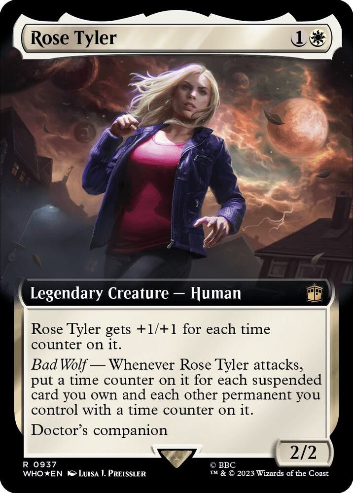 Rose Tyler (Extended Art) (Surge Foil) (937) [Doctor Who] [Extended Art]