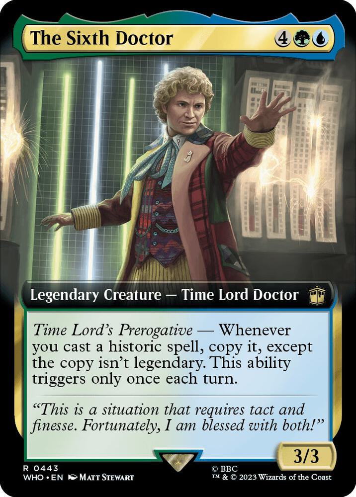 The Sixth Doctor (Extended Art) (443) [Doctor Who] [Extended Art]