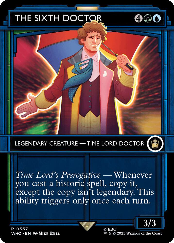 The Sixth Doctor (Showcase) (557) [Doctor Who] [Showcase, Borderless]