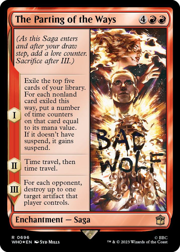The Parting of the Ways (Surge Foil) (696) [Doctor Who]