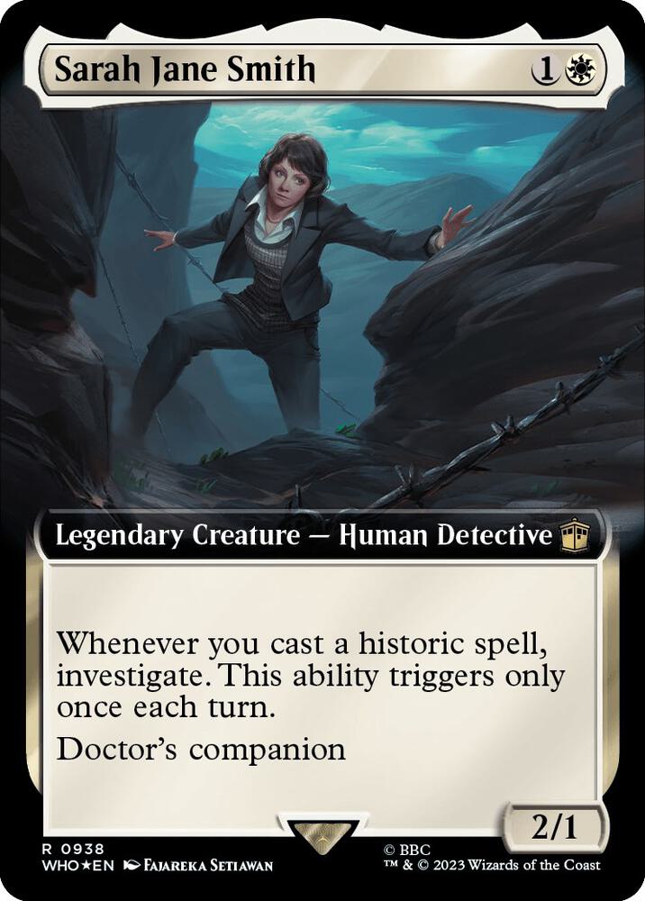 Sarah Jane Smith (Extended Art) (Surge Foil) (938) [Doctor Who] [Extended Art]