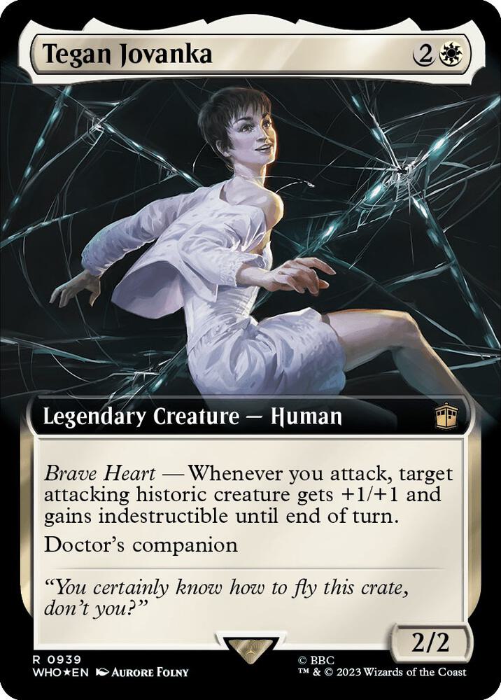 Tegan Jovanka (Extended Art) (Surge Foil) (939) [Doctor Who] [Extended Art]