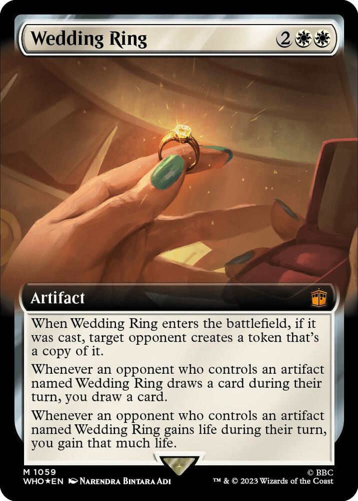 Wedding Ring (Extended Art) (Surge Foil) (1059) [Doctor Who] [Extended Art]