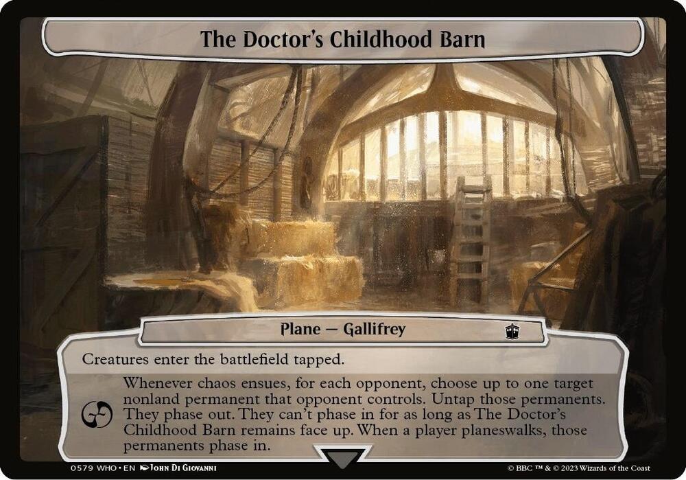 The Doctor's Childhood Barn (579) [Planechase: Universes Beyond: Doctor Who]