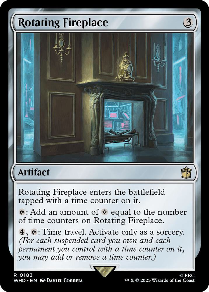 Rotating Fireplace (183) [Doctor Who]