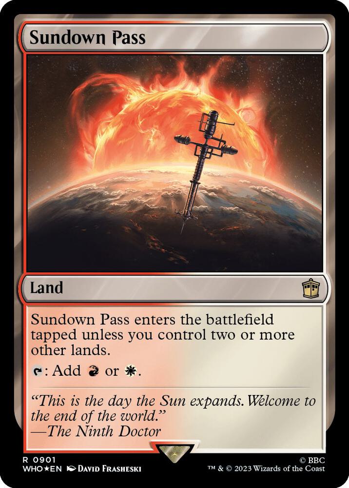 Sundown Pass (Surge Foil) (901) [Doctor Who]