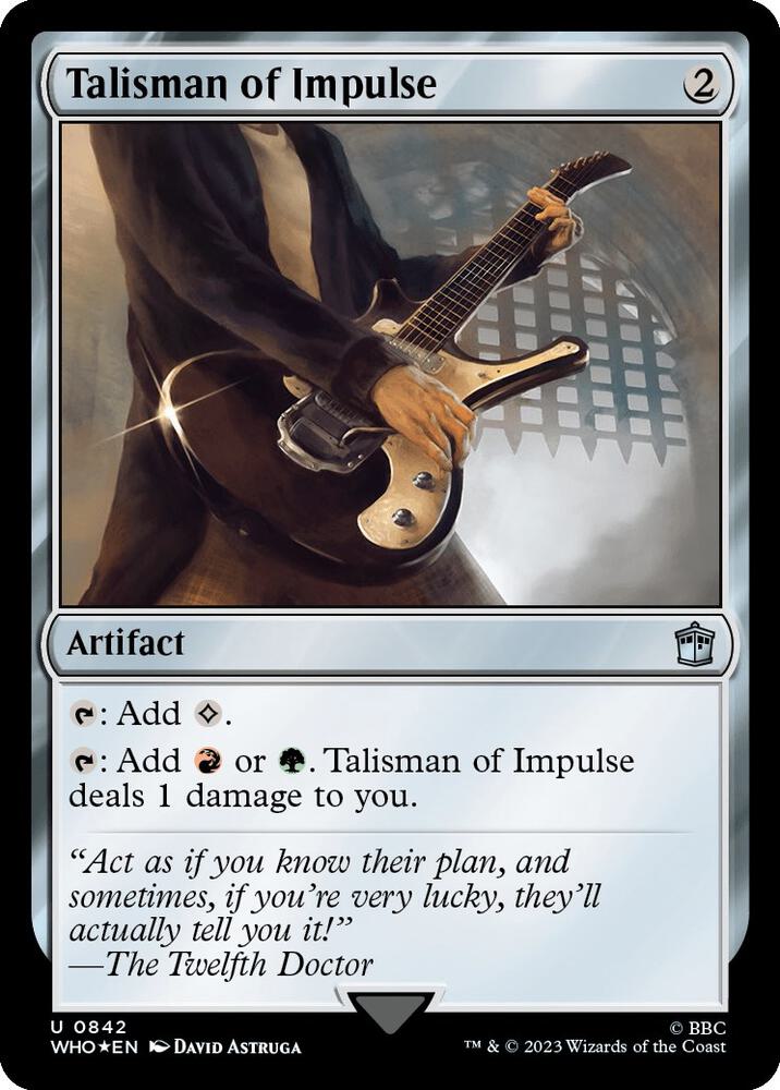 Talisman of Impulse (Surge Foil) (842) [Doctor Who]
