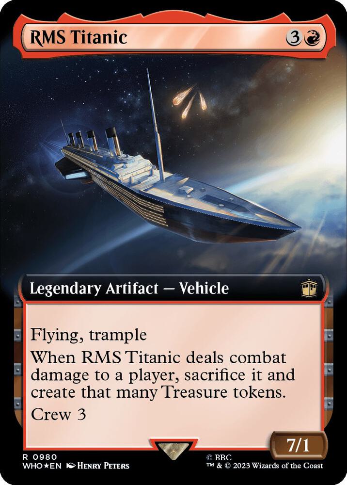 RMS Titanic (Extended Art) (Surge Foil) (980) [Doctor Who] [Extended Art]