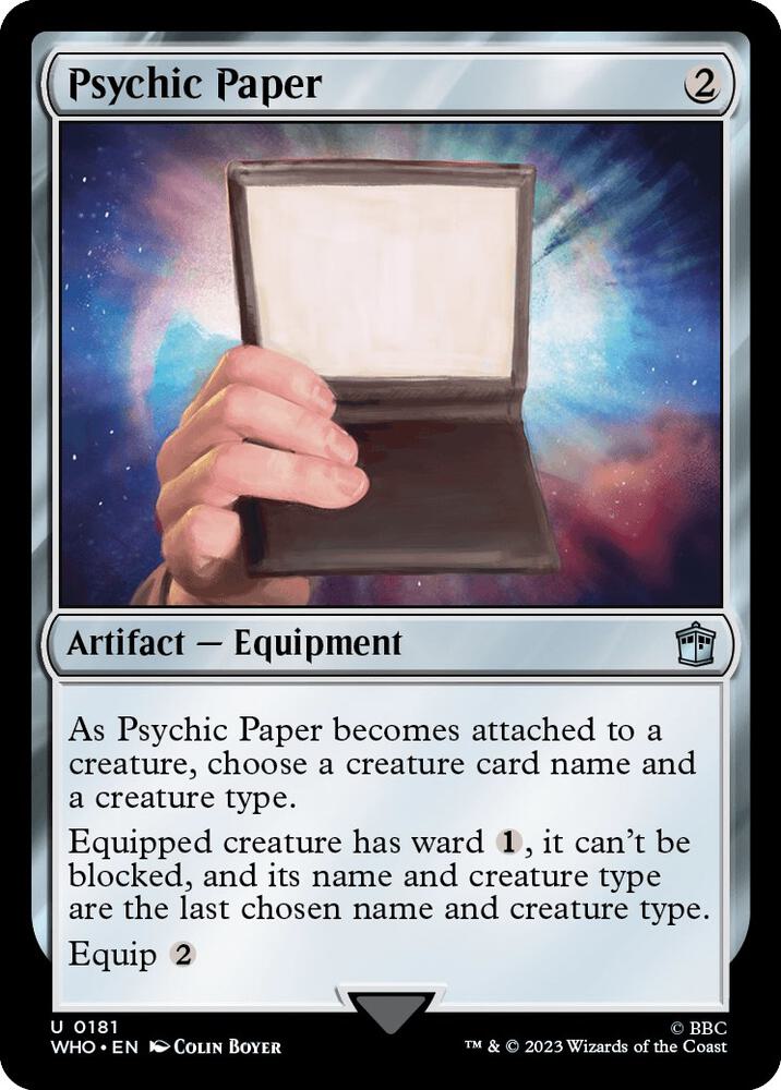 Psychic Paper (181) [Doctor Who]