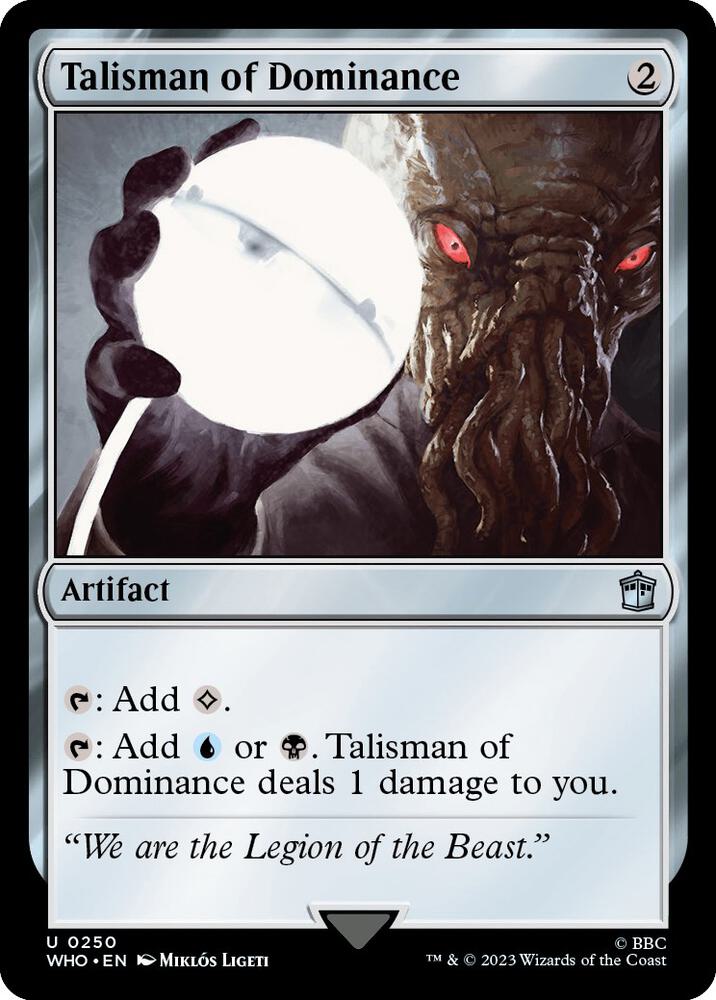 Talisman of Dominance (250) [Doctor Who]