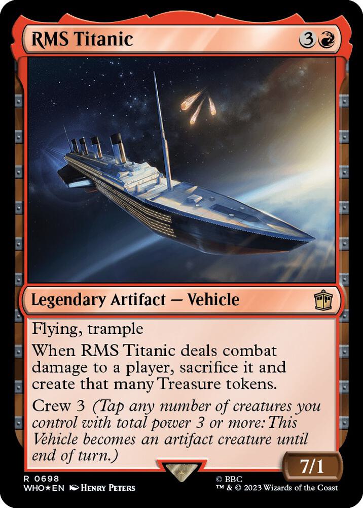RMS Titanic (Surge Foil) (698) [Doctor Who]