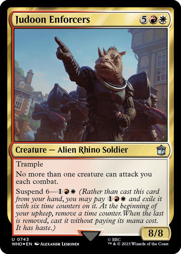 Judoon Enforcers (Surge Foil) (743) [Doctor Who]