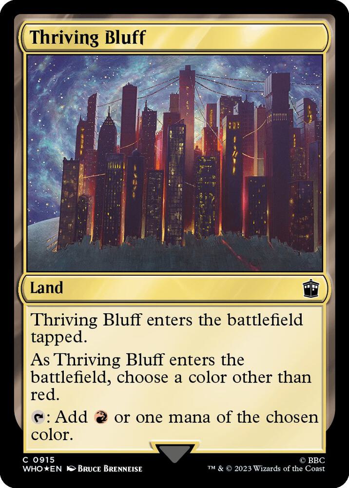 Thriving Bluff (Surge Foil) (915) [Doctor Who]