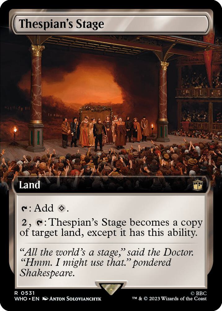 Thespian's Stage (Extended Art) (531) [Doctor Who] [Extended Art]