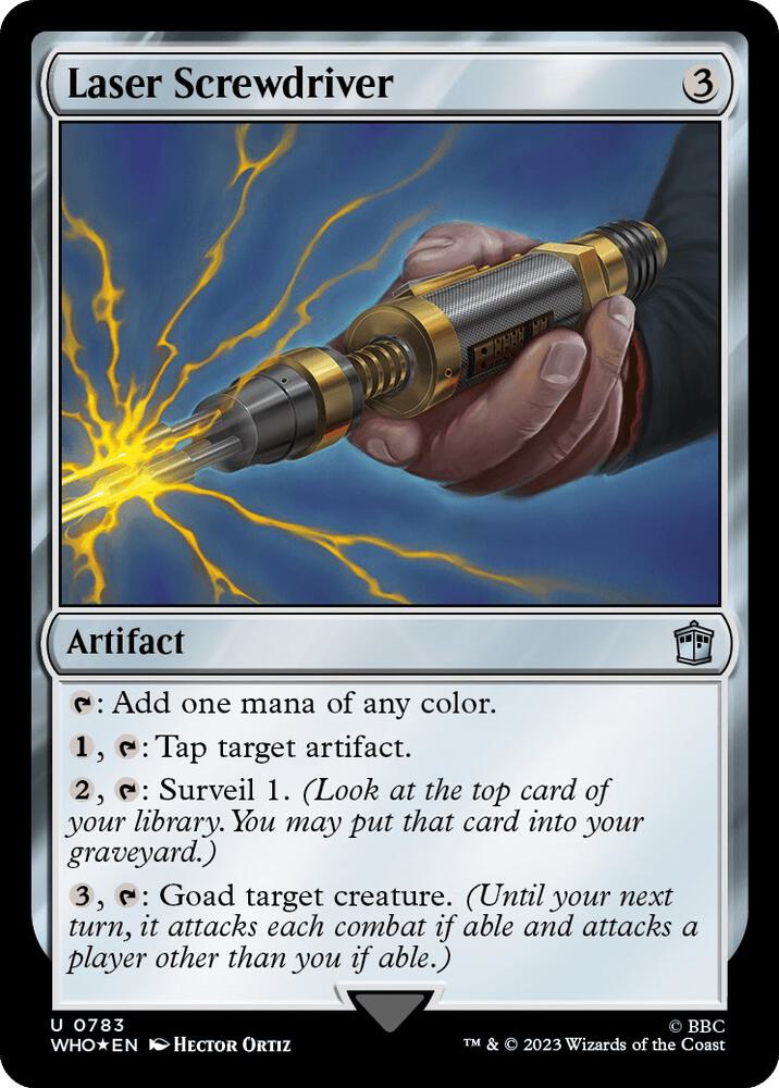 Laser Screwdriver (Surge Foil) (783) [Doctor Who]