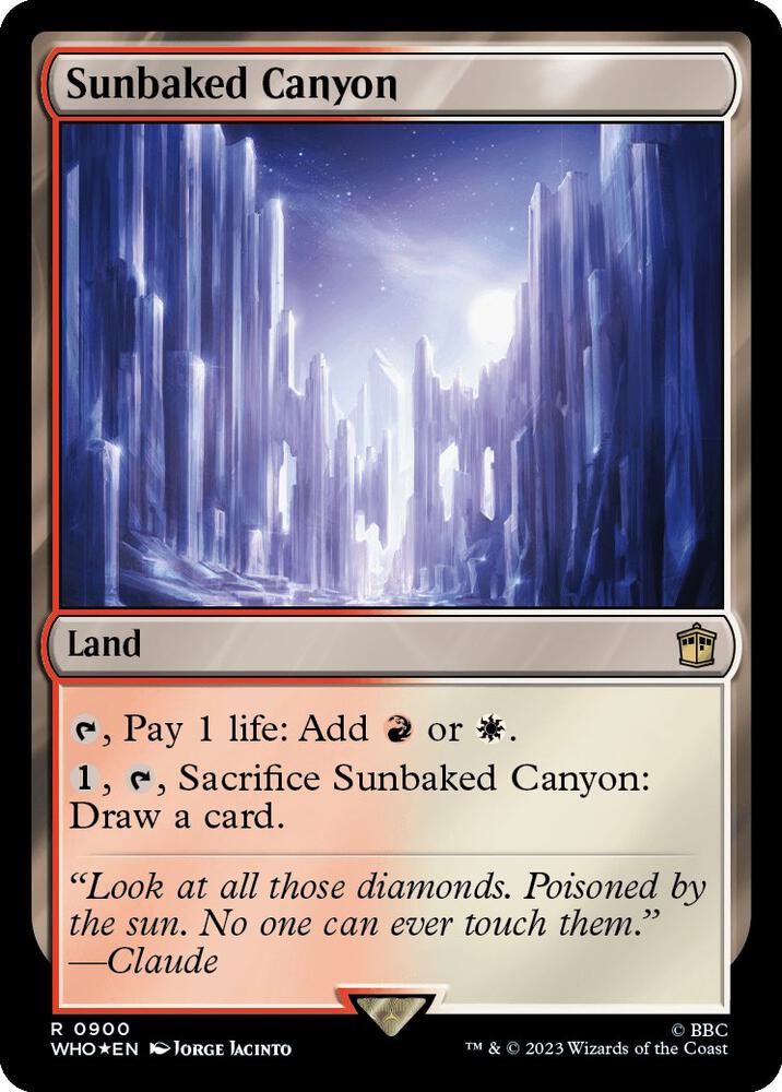 Sunbaked Canyon (Surge Foil) (900) [Doctor Who]