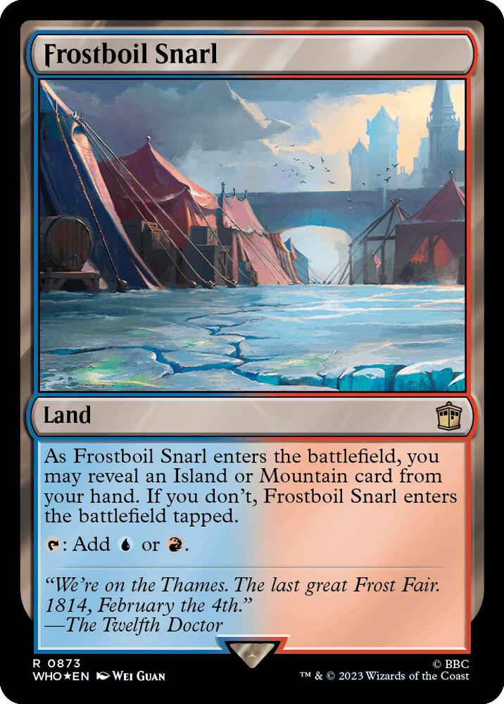 Frostboil Snarl (Surge Foil) (873) [Doctor Who]