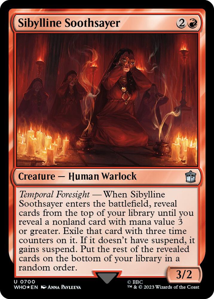 Sibylline Soothsayer (Surge Foil) (700) [Doctor Who]