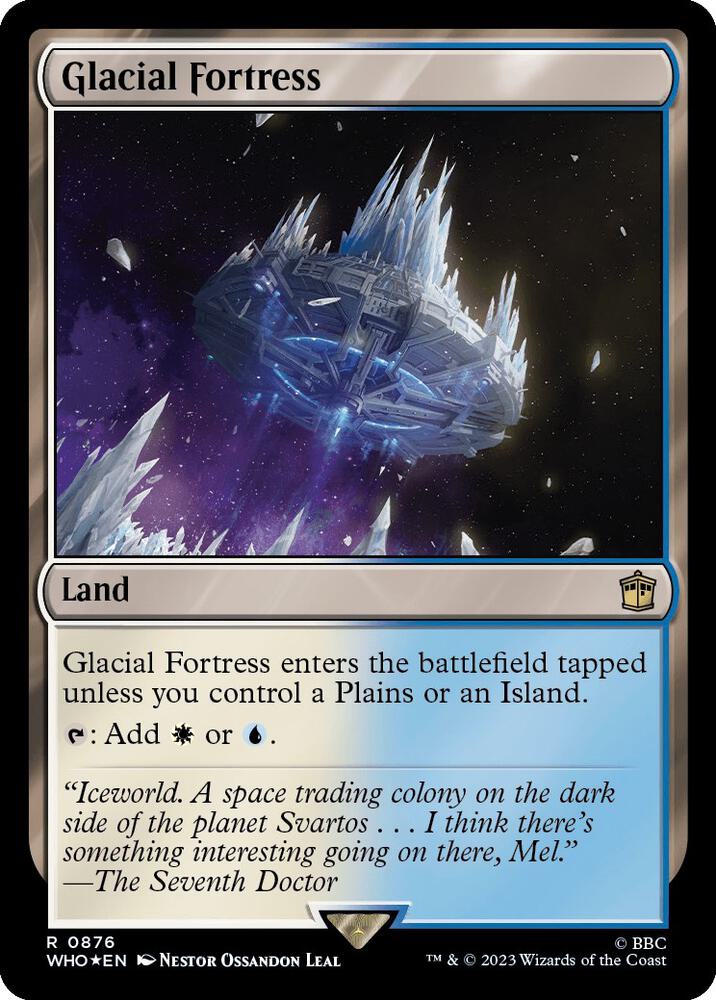 Glacial Fortress (Surge Foil) (876) [Doctor Who]