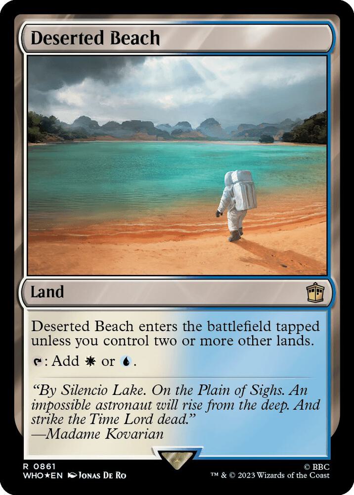 Deserted Beach (Surge Foil) (861) [Doctor Who]