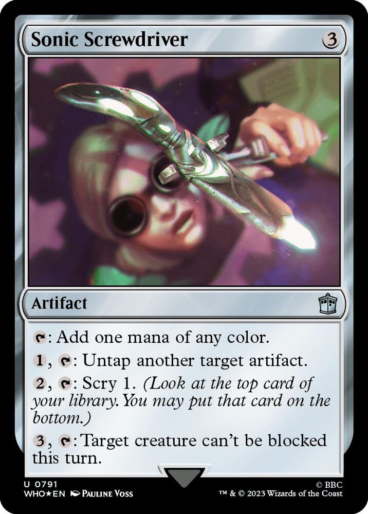 Sonic Screwdriver (0791) (Surge Foil) [Doctor Who]