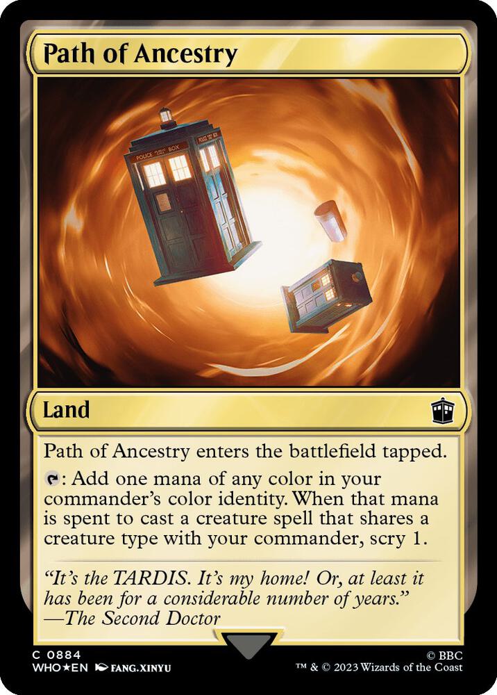 Path of Ancestry (Surge Foil) (884) [Doctor Who]